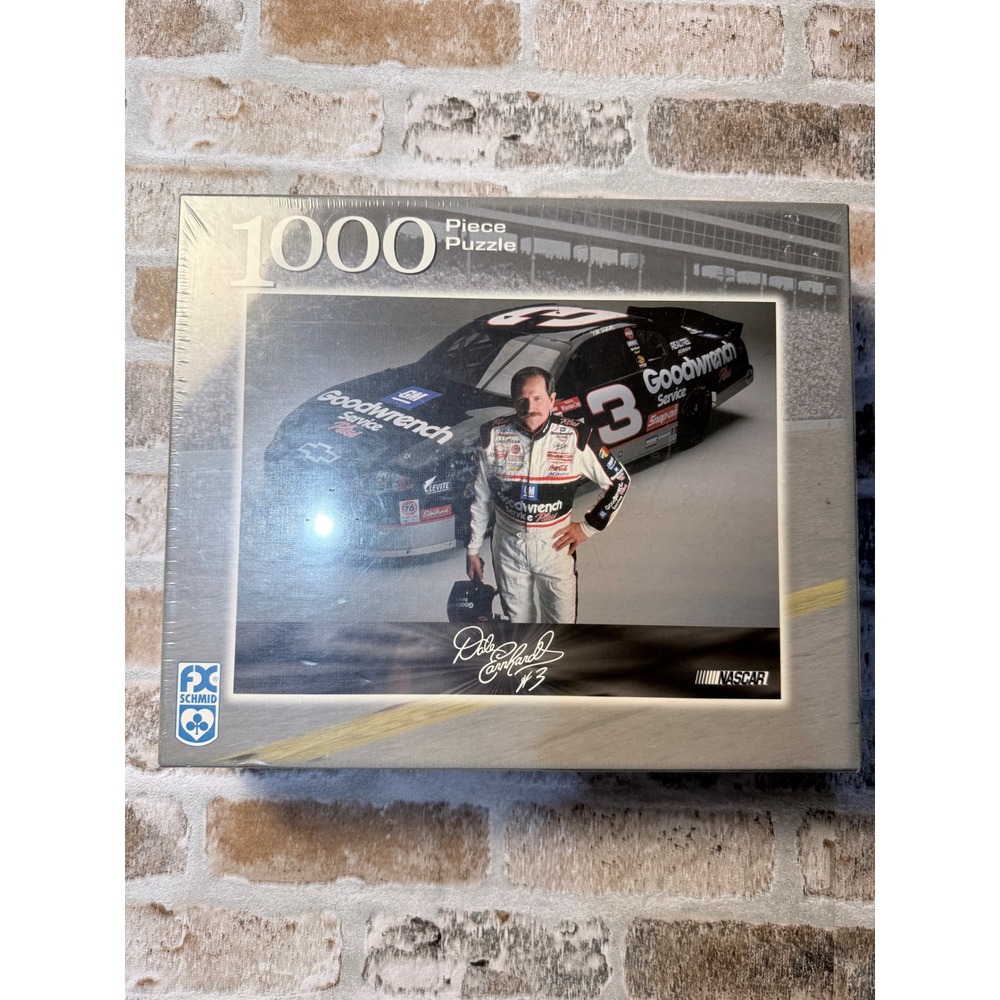 Dale Earnhardt #3 NASCAR GM Goodwrench 1000 Piece Puzzle FX Schmid New Sealed